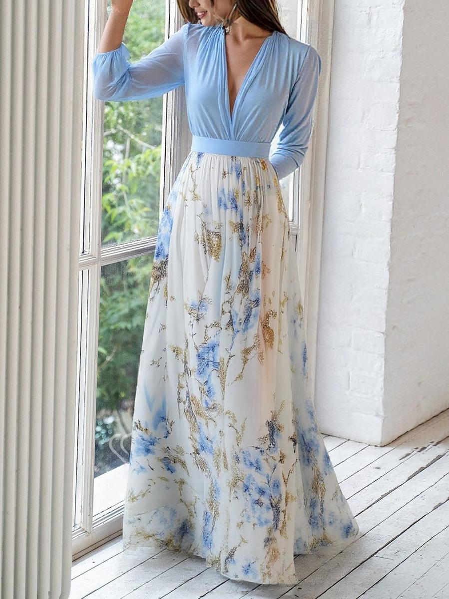 Camille | Elegant Floral Maxi Dress